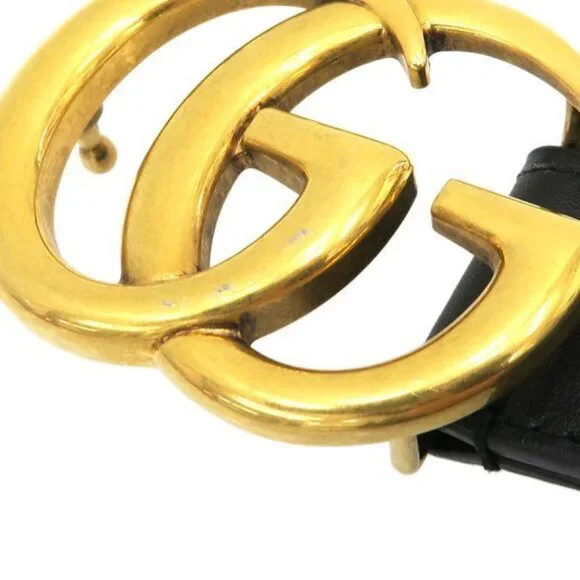 Gucci Double Slim Black 75
